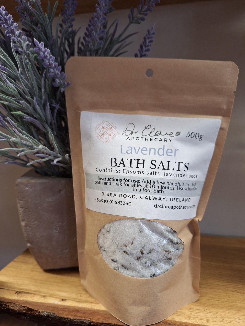 Epsom Salts with Lavender – 500g, , Beauty, epsom-salts-with-lavender, [