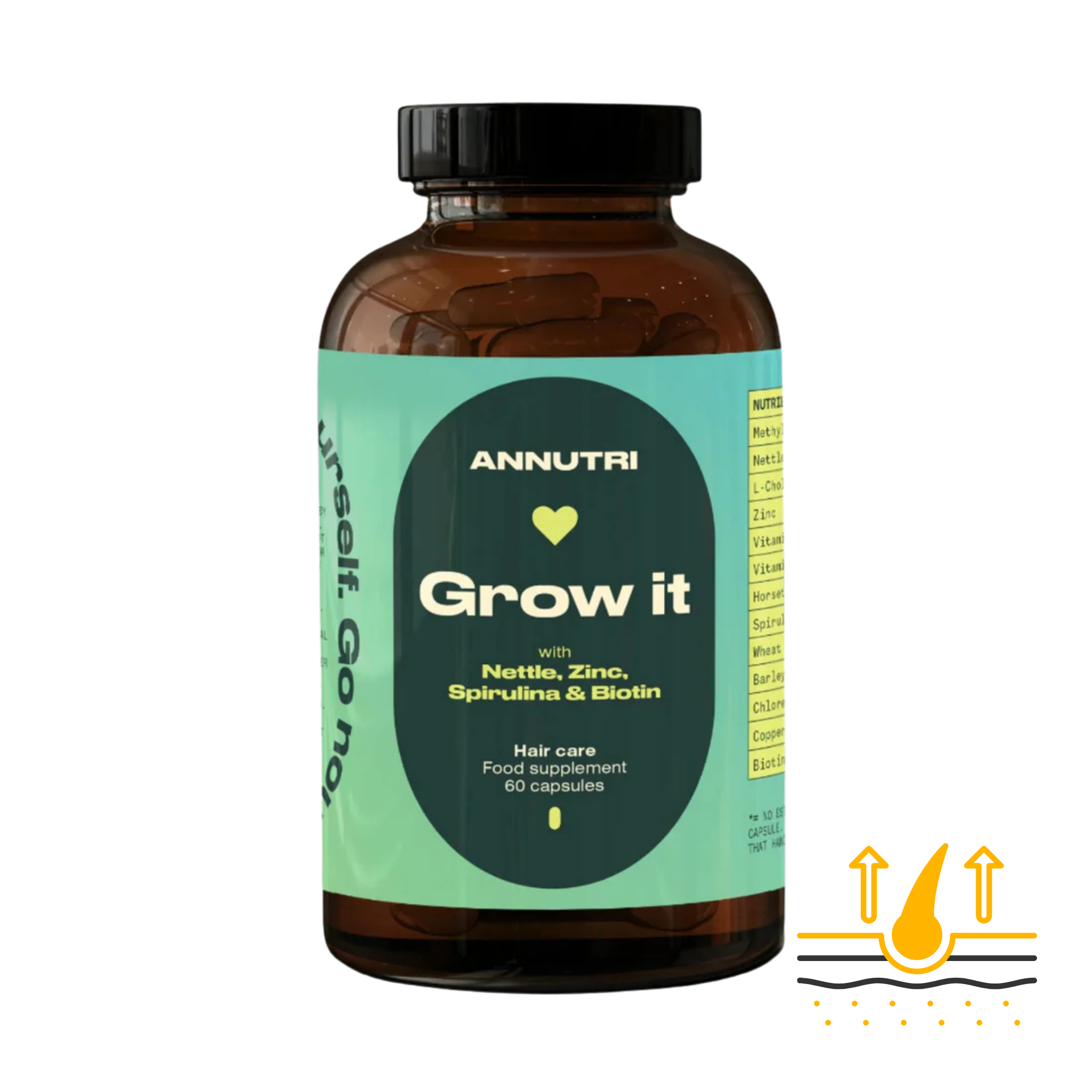 Annutri Grow It Hair Supplements 1 Month Supply (60 Capsules)