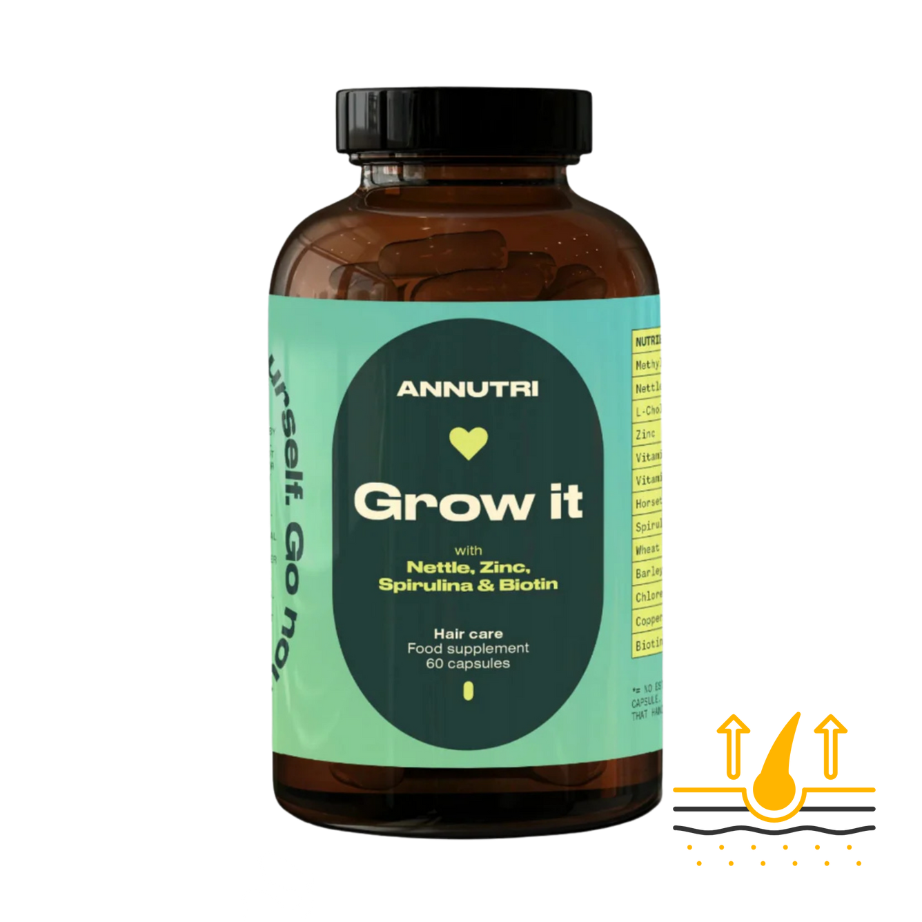 Annutri Grow It Hair Supplements 1 Month Supply (60 Capsules)