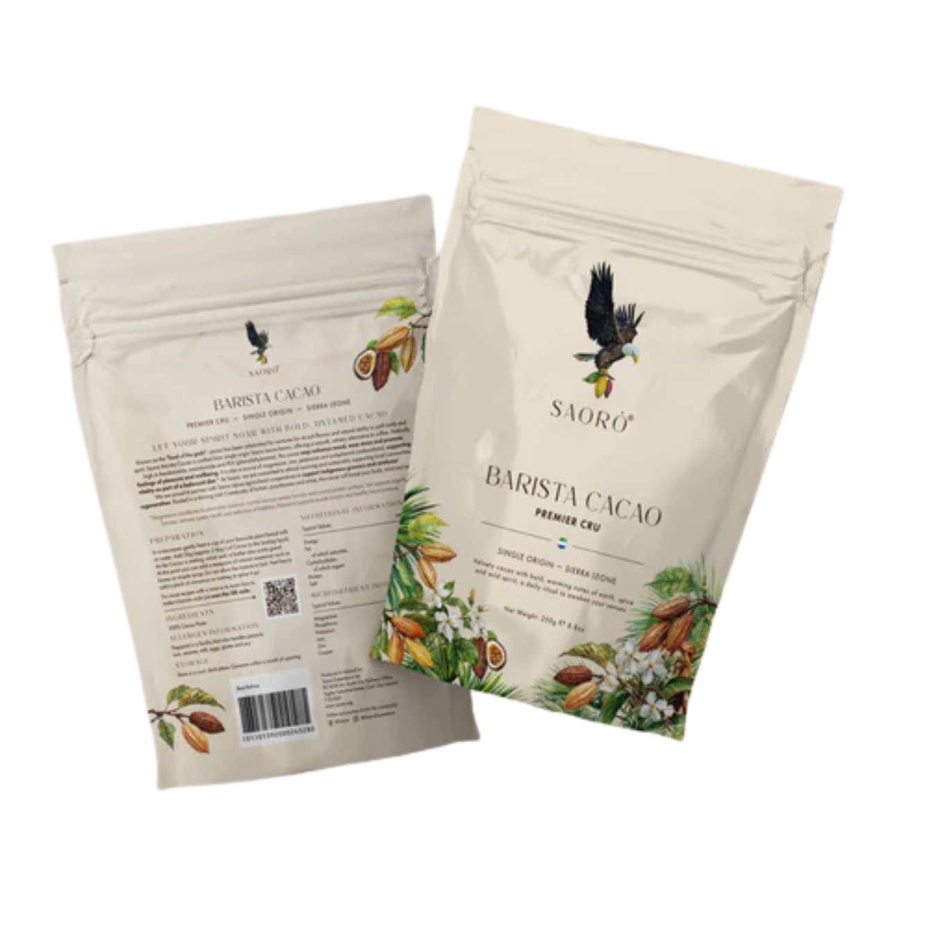 Saoró Barista Cacao high grade 250G