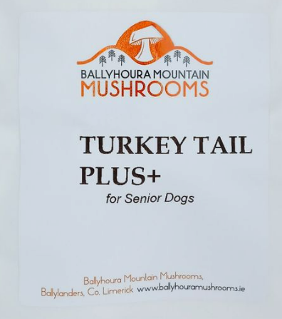 Ballyhoura Turkey Tail Plus+ - For Senior Dogs