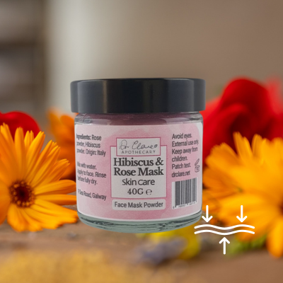 Hibiscus & Rose Face Mask Powder — 40g