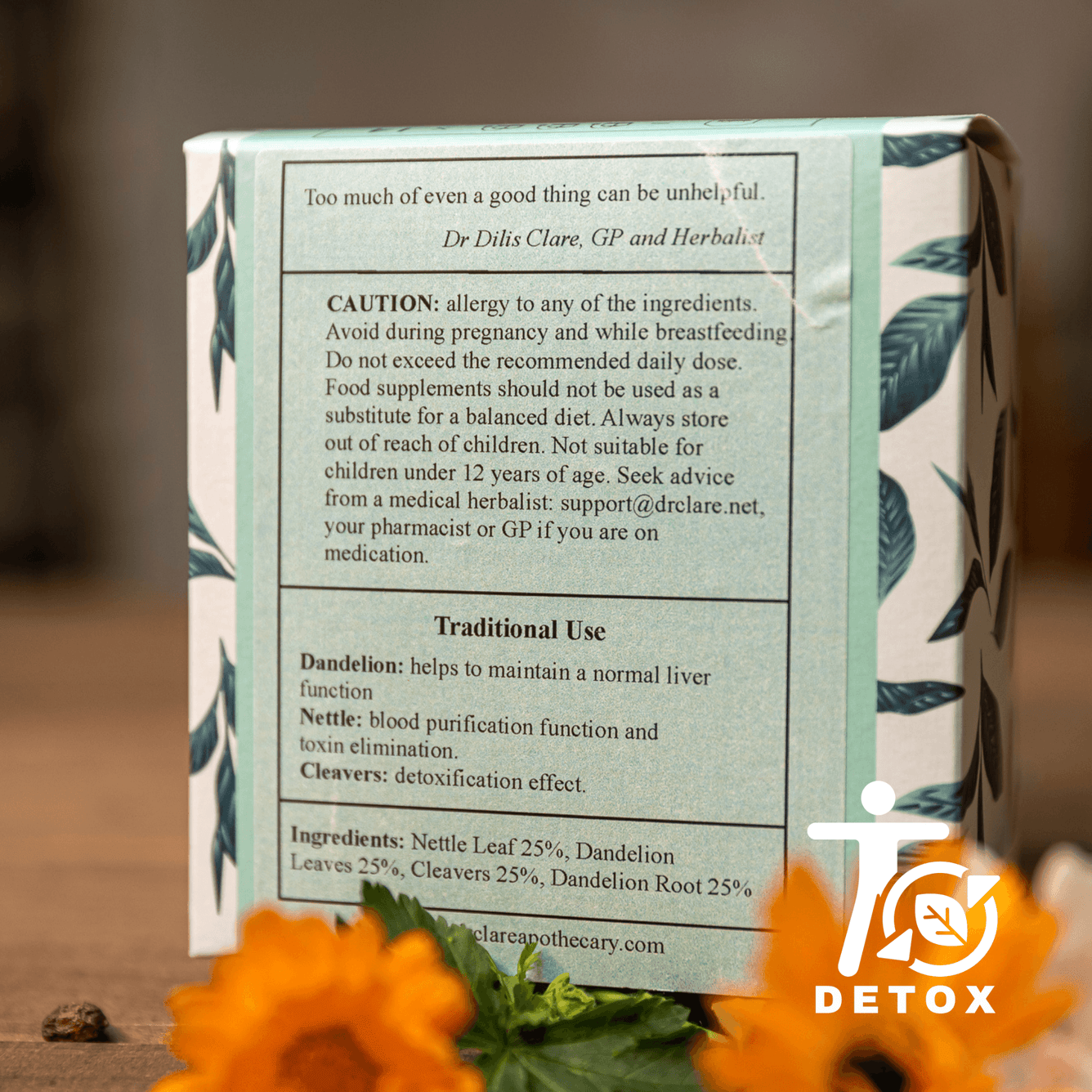 D-TOX TEABAGS - DrClareApothecary