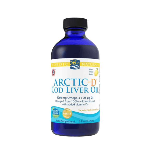 Nordic Naturals Arctic D Cod Liver Oil 237ml - DrClareApothecary