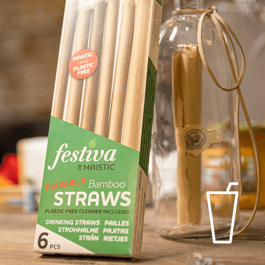 Maistic Natural Bamboo Straws - DrClareApothecary